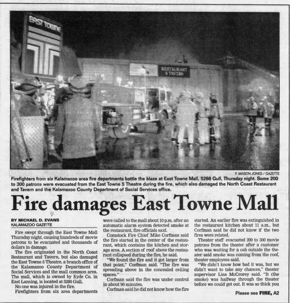 East Towne Mall (Gull Crossing, East Town Mall) - Sep 29 1995 Article